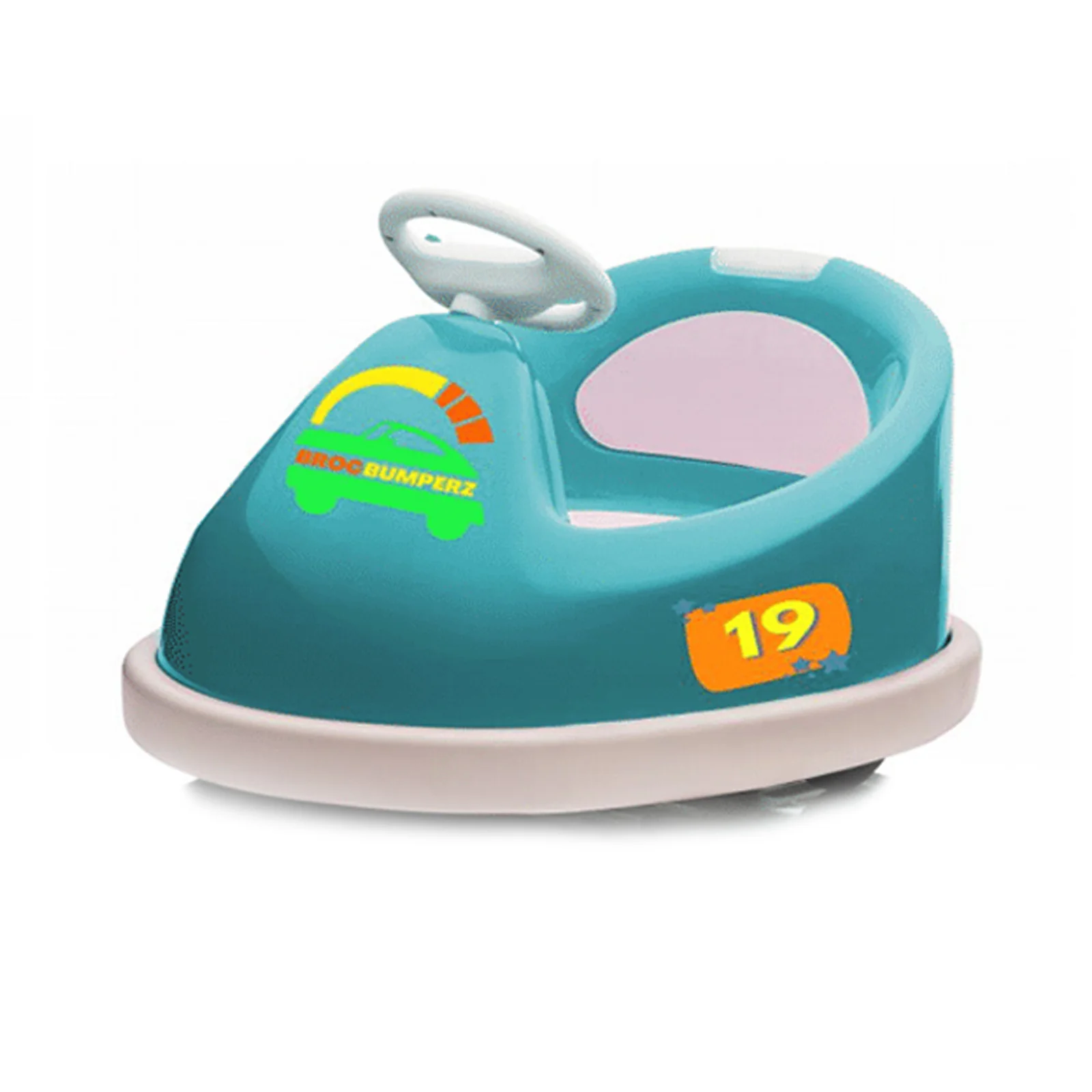 6-Volt Electric Battery-Powered Kids Ride-On Bumper Car Blue