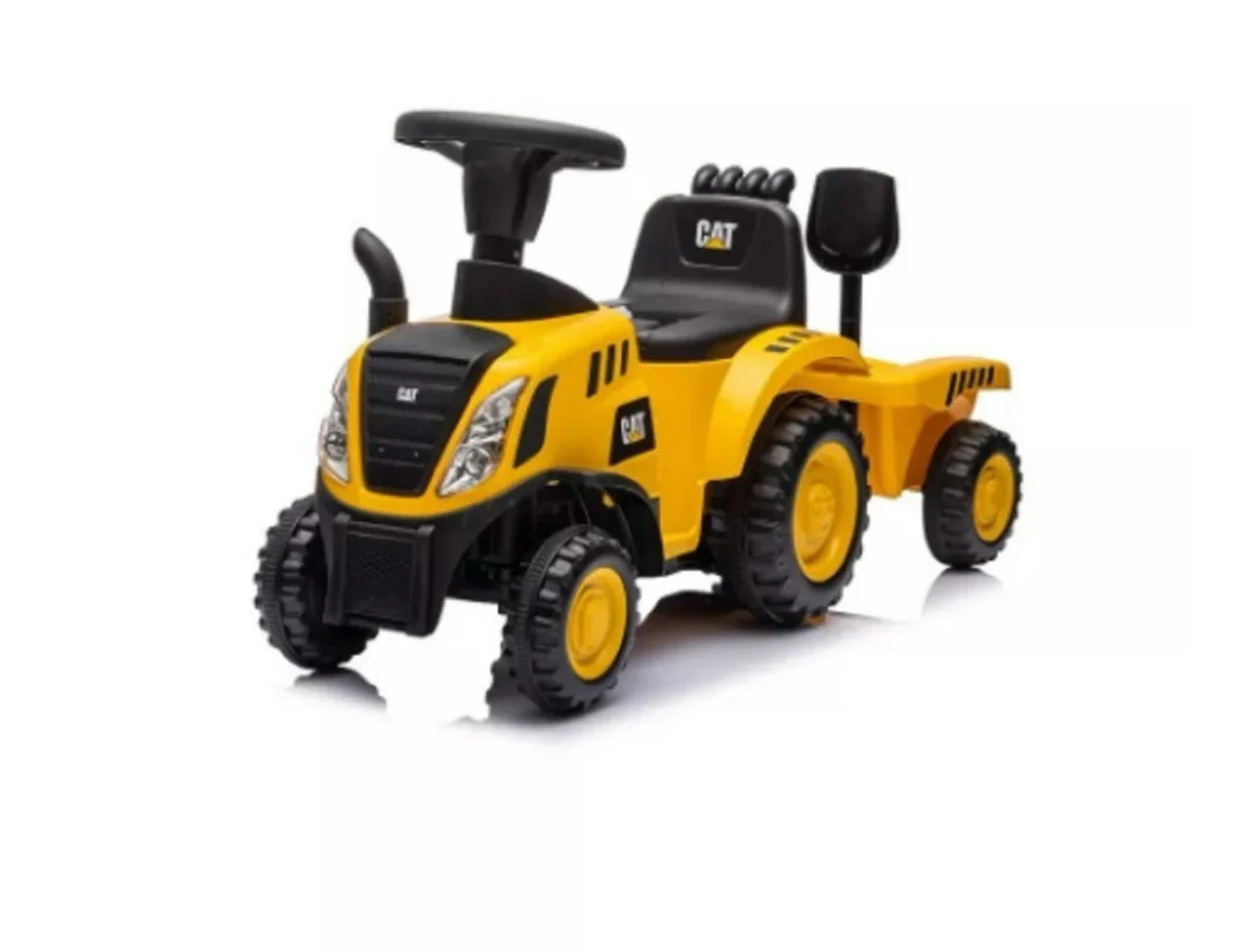 Ride-On Tractor with Trailer and Foot-to-Foot Pedal Control