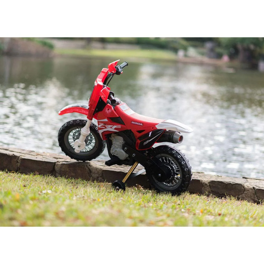 Honda CRF250R 6V Red Ride-On Dirt Bike - Image 8