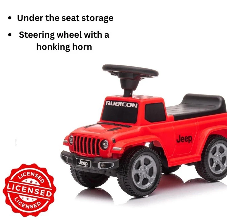 Red Ride-On Jeep Gladiator Push Car Combo with Damaged Box - Image 10