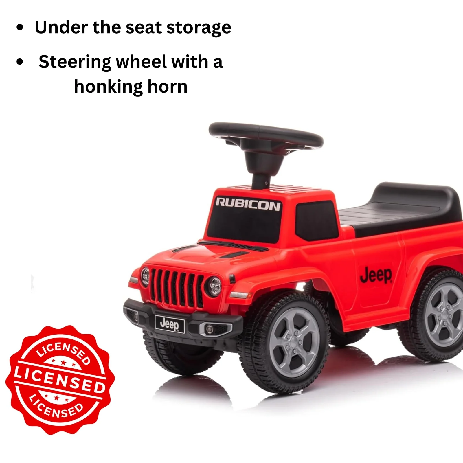 Red Ride-On Jeep Gladiator Push Car Combo with Damaged Box - Image 7