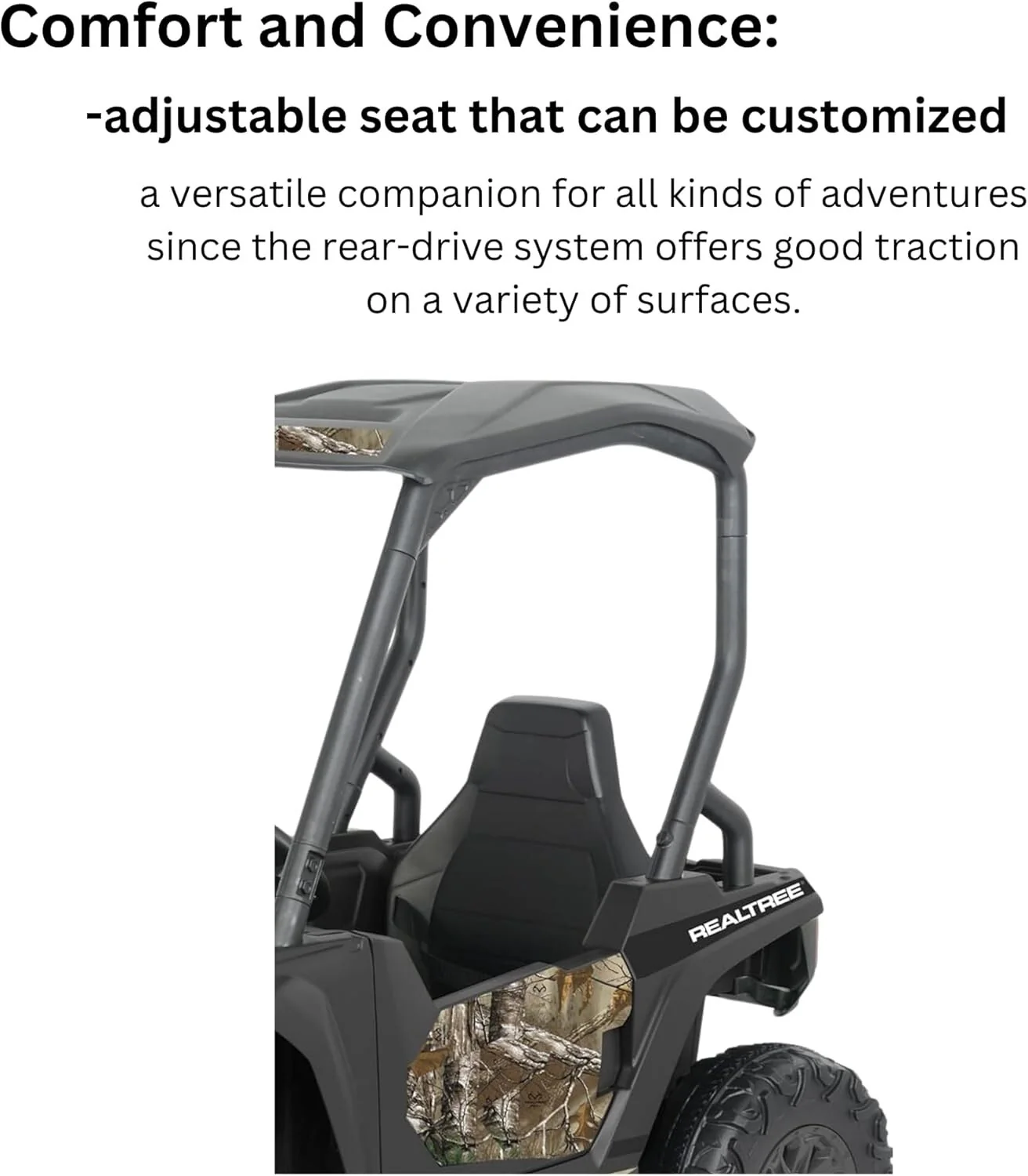 Officially Licensed Realtree X1 UTV Ride-On Vehicle - Image 5