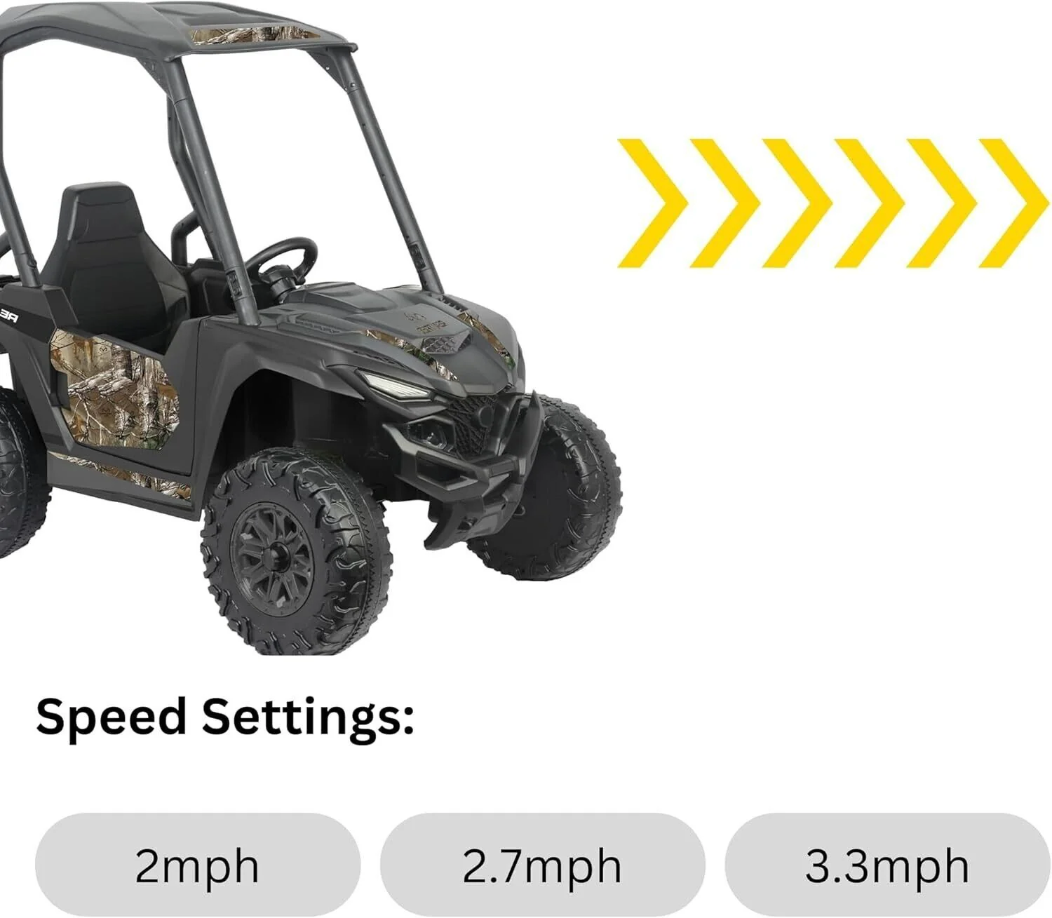Licensed Realtree X1 UTV Ride-On Vehicle - Image 3