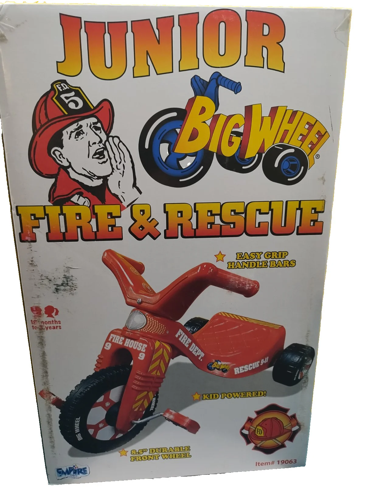 Junior Fire and Rescue Trike for Ages 18 Months to 5 Years - Image 7