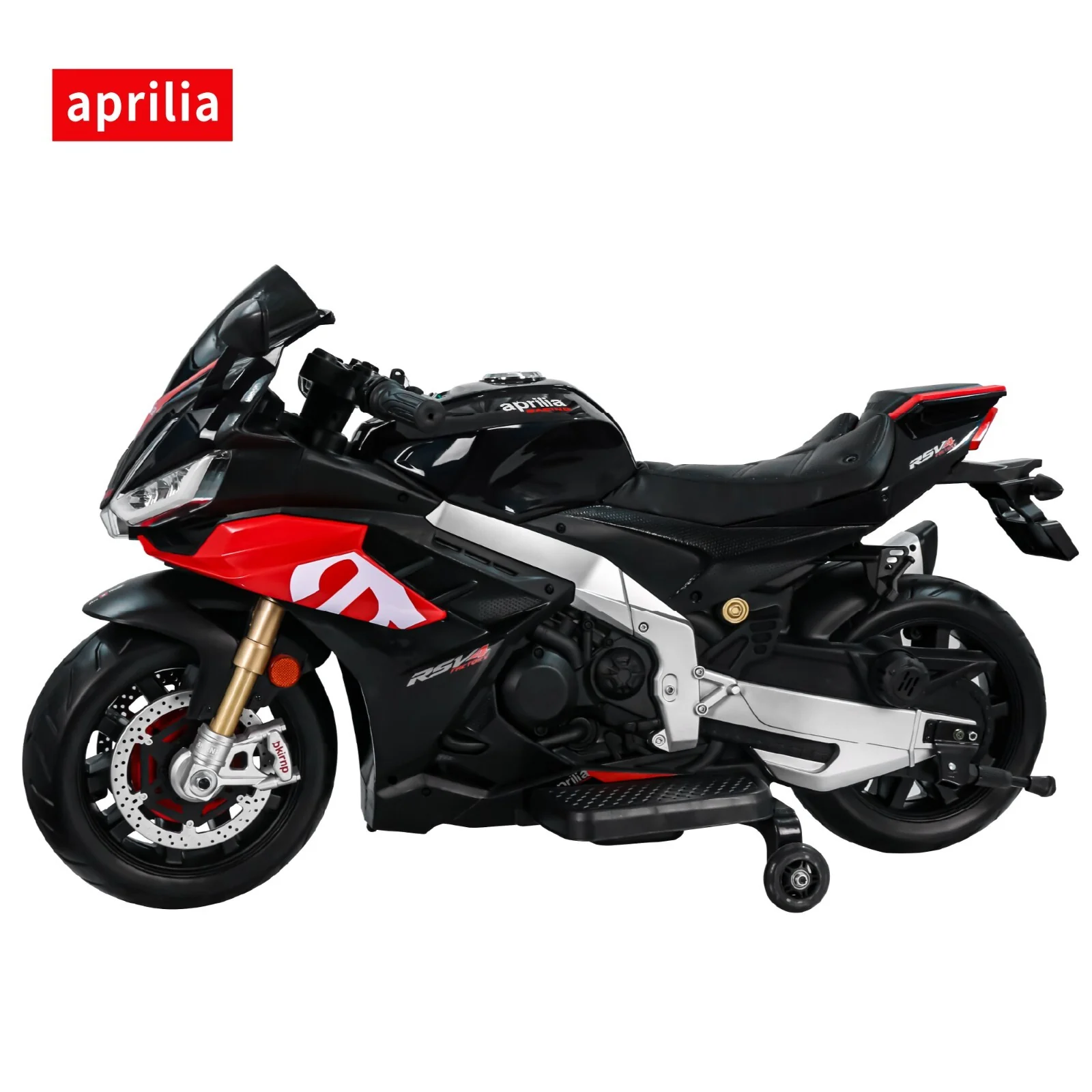 Black 24V Kids Electric Dirt Bike 12mph with 250W Motor and LED Lights - Image 9