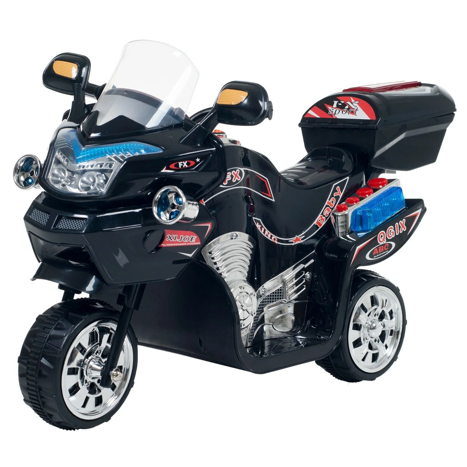 Black Toddler Motorcycle Trike: A Fun and Powerful Outdoor Ride for Kids - Image 2