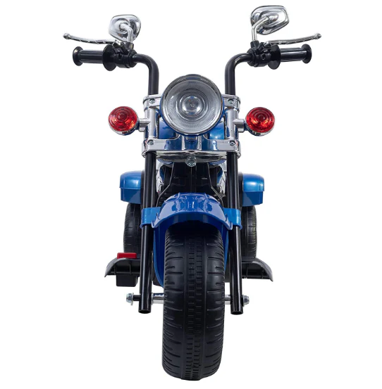 Blue 1-3 Year Old Kids' Motorcycle with Wheels - Image 4