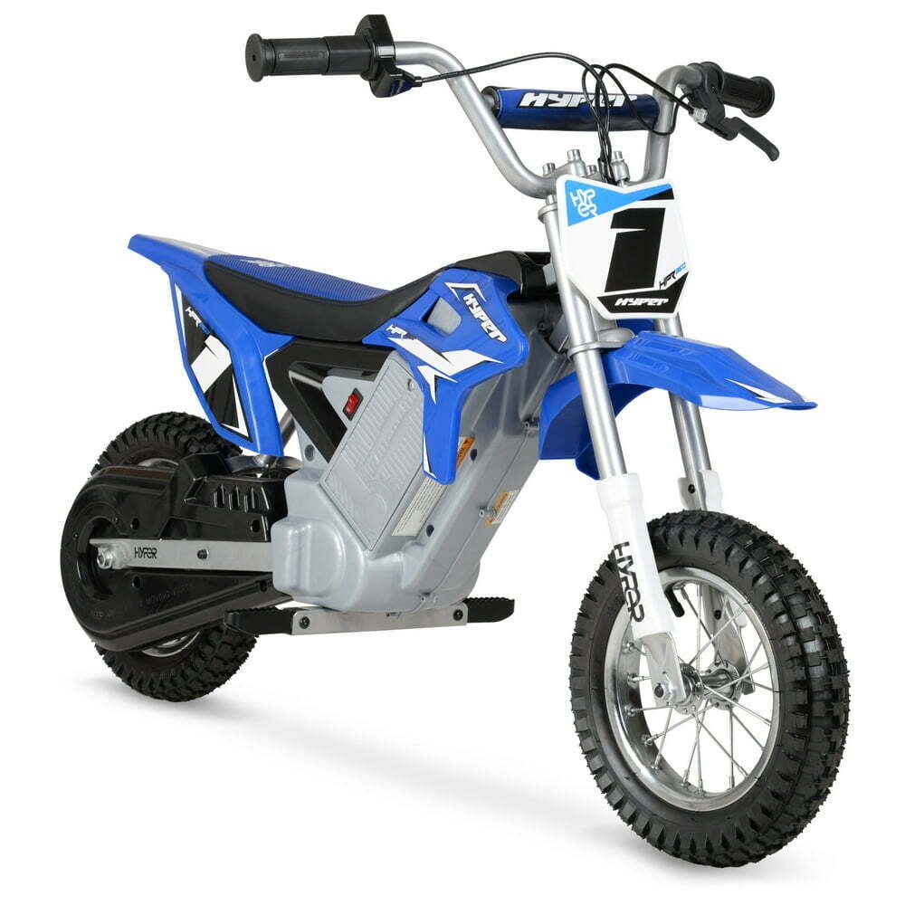 Blue 24V Electric Motorcycle for Kids with Maximum Speed of 14 mph - Image 3