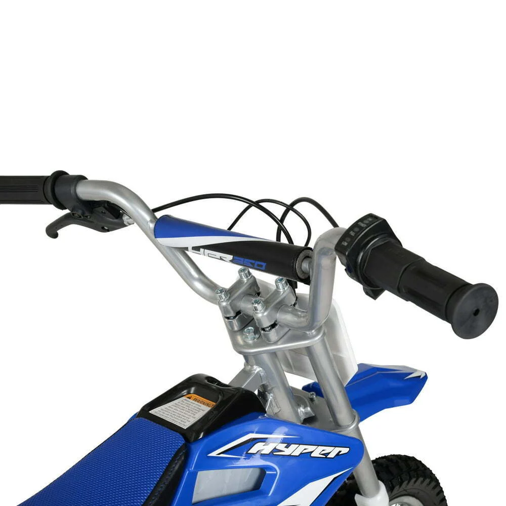 Blue 24V Electric Motorcycle for Kids with Maximum Speed of 14 mph - Image 9