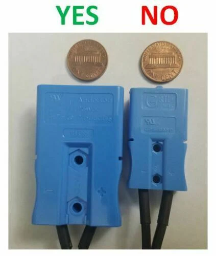 Blue Kid Trax 12V Battery Connector for Kids Avigo Dodge Charge SWAT Ride-On - Image 3
