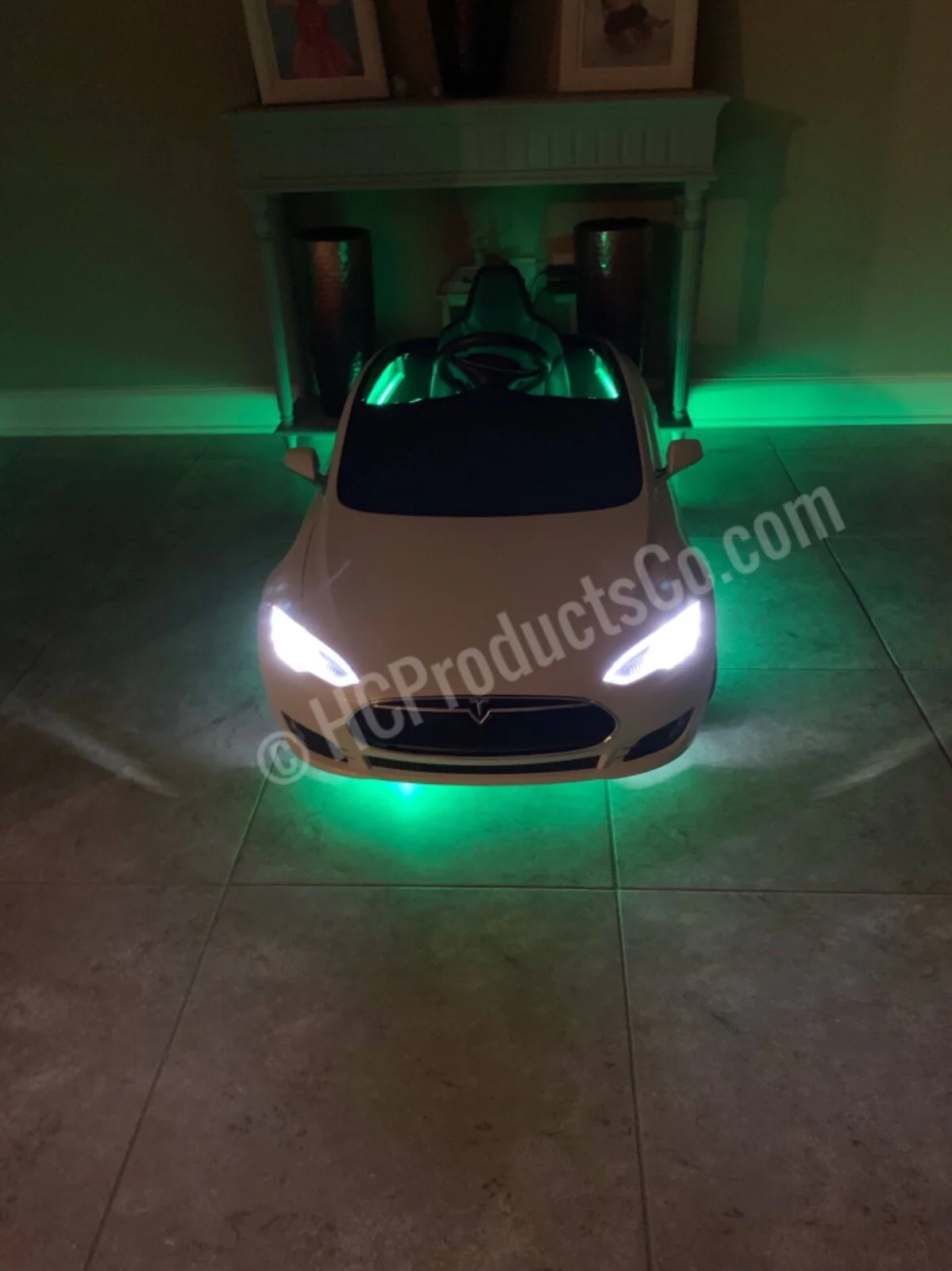 Bluetooth Controlled 10 Inch LED Light Kit for Kids Electric Cars - Image 5