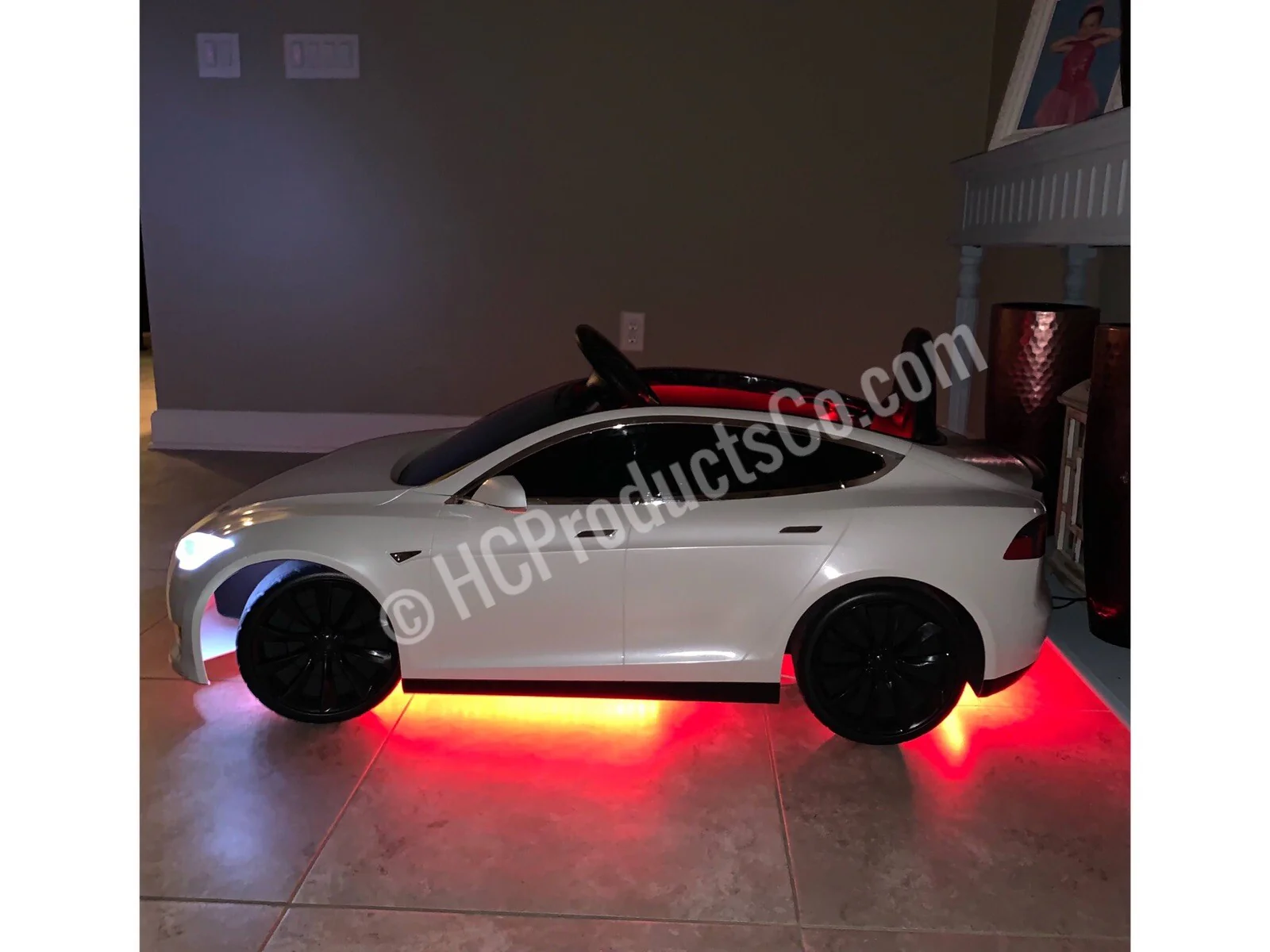 Bluetooth Controlled 18-Inch LED Light Kit for Kids Electric Cars - Image 9