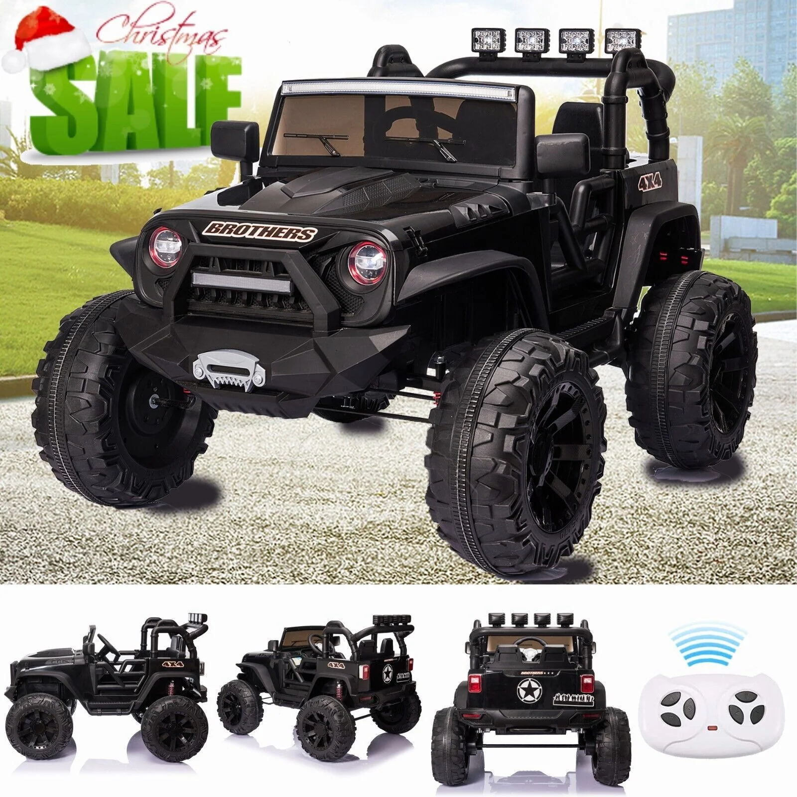 Bluetooth Remote Control 24V Electric Kids Ride On Jeep with USB Charger - On Sale Now! - Image 6