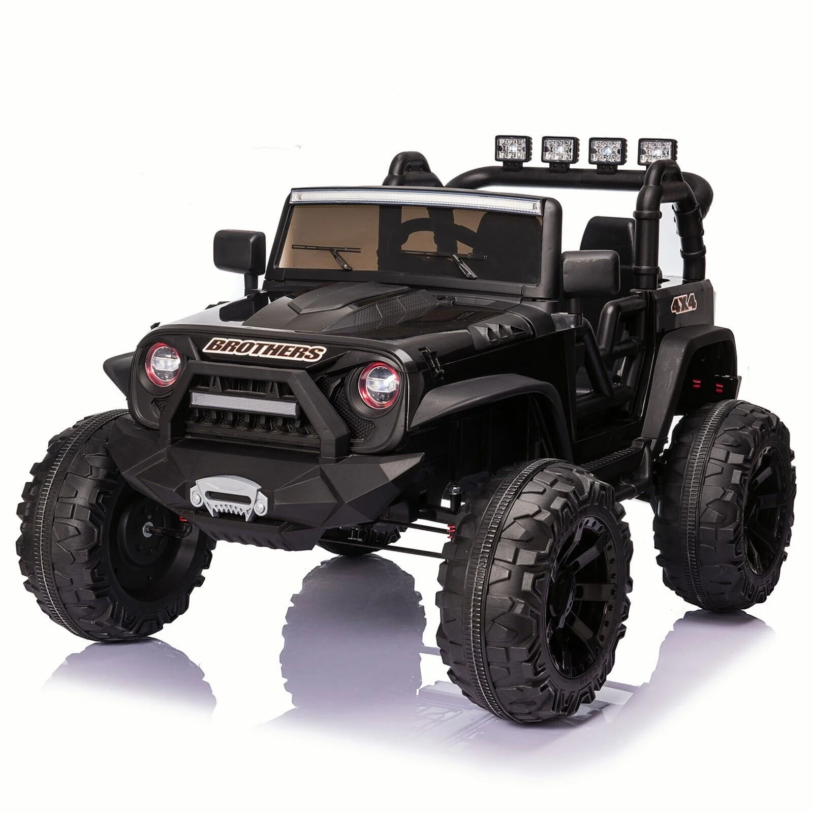 Bluetooth Remote Control 24V Electric Kids Ride On Jeep with USB - Made in the USA