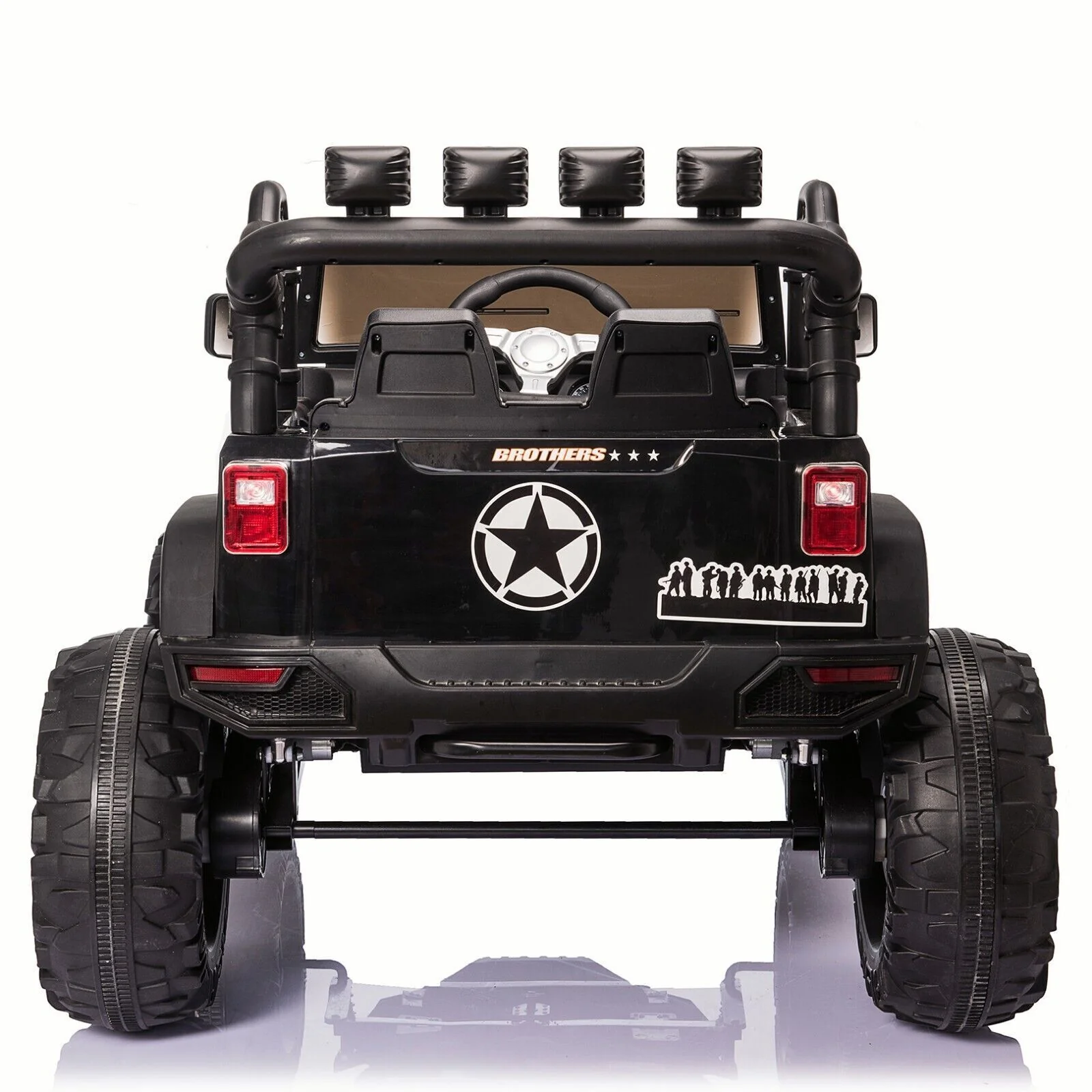 Bluetooth Remote Control 24V Electric Kids Ride On Jeep with USB - Made in the USA - Image 17
