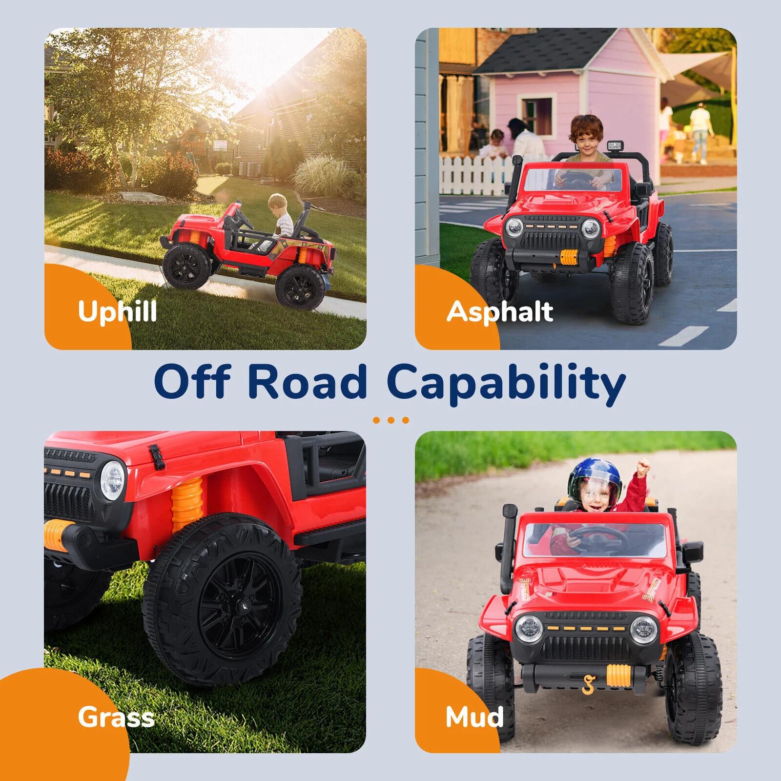 Bluetooth Remote Control Ride-On Truck for Kids with FM Radio and Parental Control - Image 20