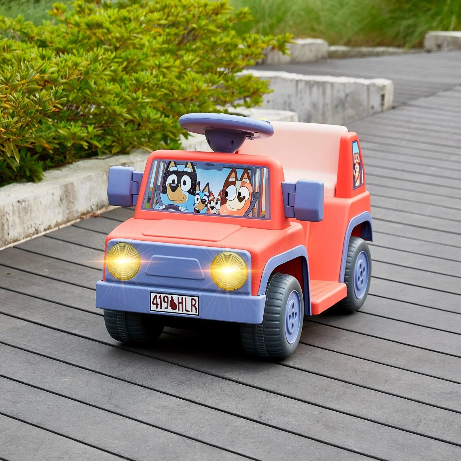 Bluey 6V Ride On Car for Kids with Interactive Sound & Music - Image 7