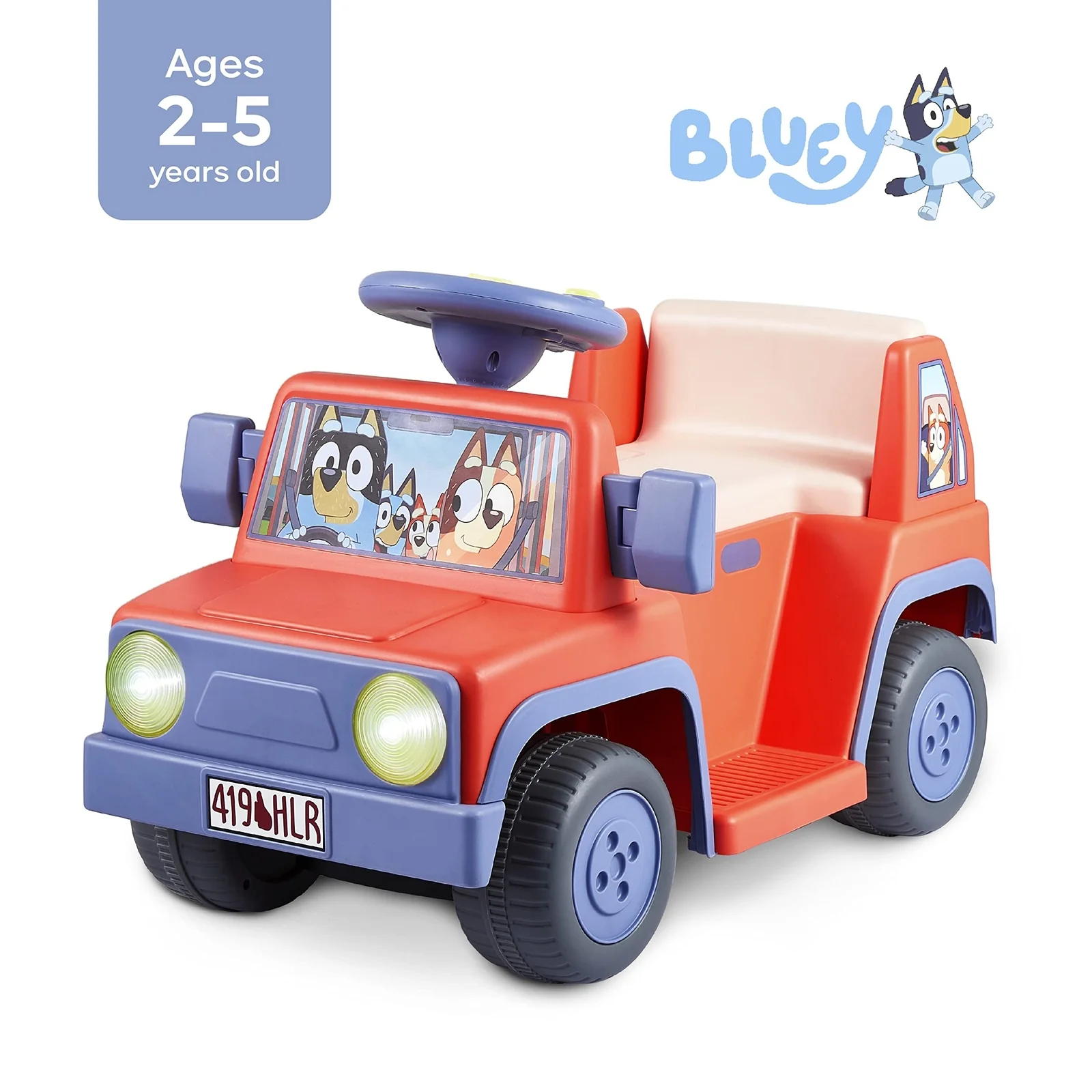 6V Electric Ride-On Car for Toddlers with Interactive Features and Sound Effects - Image 2