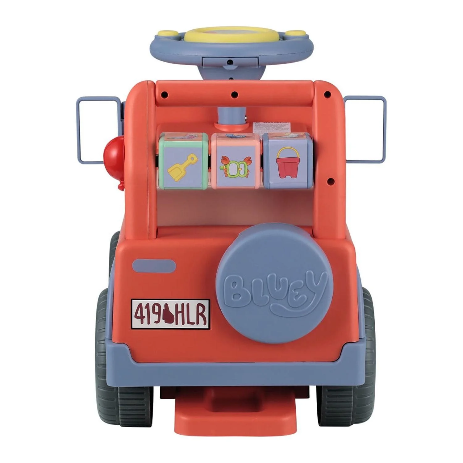 Bluey Interactive Foot-to-Floor Push Ride-On Car for Toddlers Ages 1–3 - Image 4