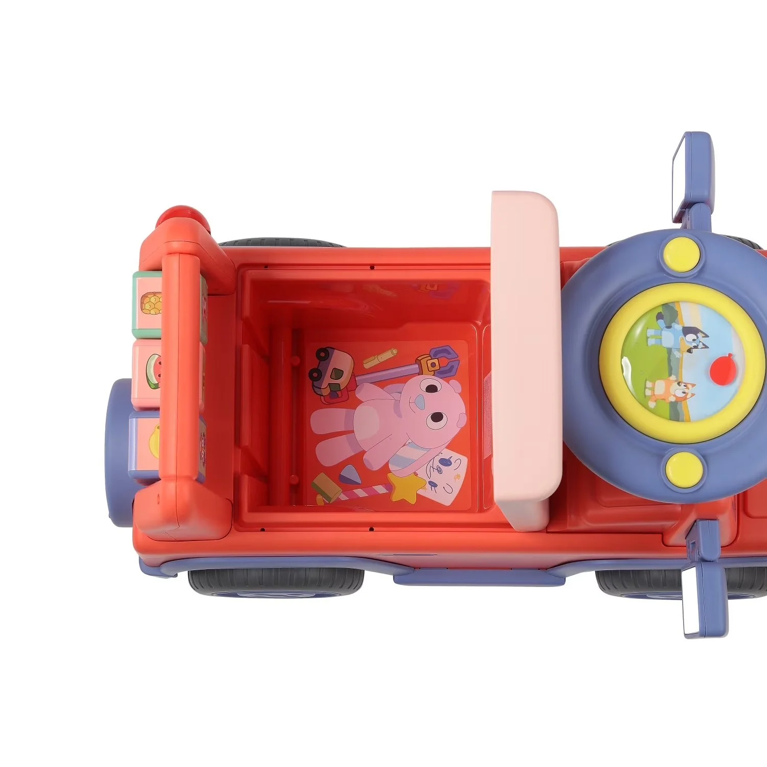 Bluey Interactive Foot-to-Floor Ride-On Push Car for Kids - Image 9
