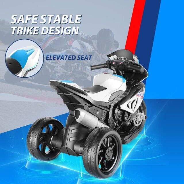 BMW Kids Electric Motorcycle - 12V Battery Powered Ride-On Bike in Sleek Black Design - Image 5
