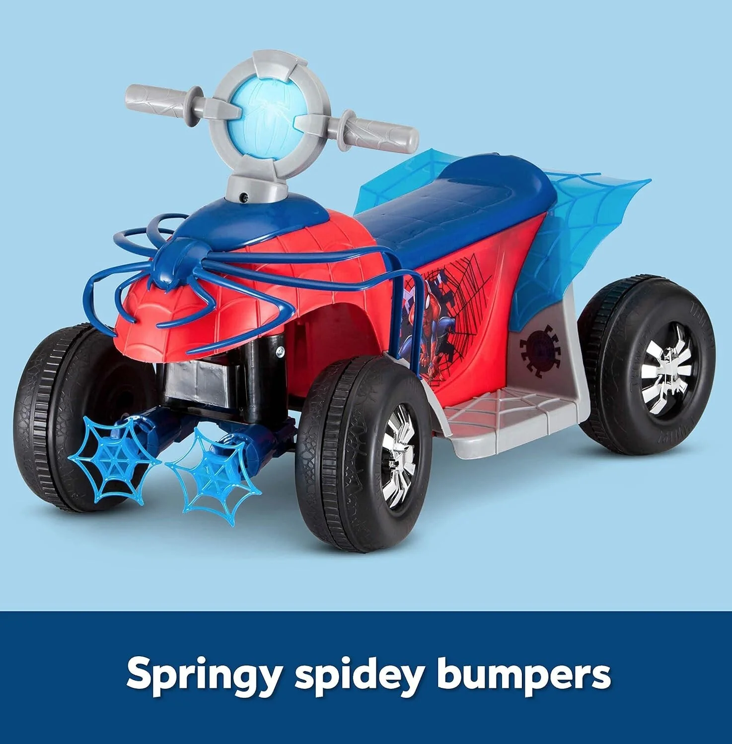 Spider-Man Toddler Quad Ride-On with Rechargeable Battery for Ages 18-30 Months - Image 9