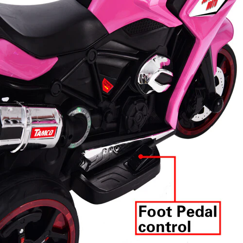 12V Electric Kids Ride-On Dirt Bike Motorcycle with 3 Wheels and LED Lights for Boys and Girls - Image 5