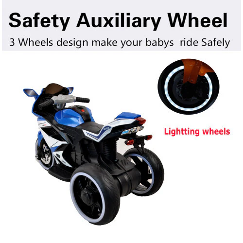 6V Electric Ride-On Dirt Bike for Kids with 3 Wheels – Child's Motorcycle Toy - Image 4