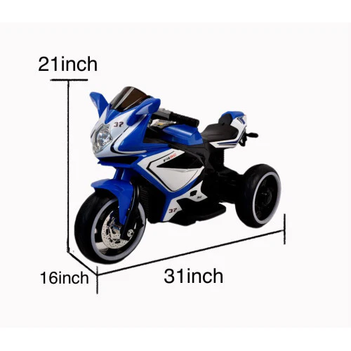 6V Electric Ride-On Dirt Bike for Kids with 3 Wheels – Child's Motorcycle Toy - Image 6