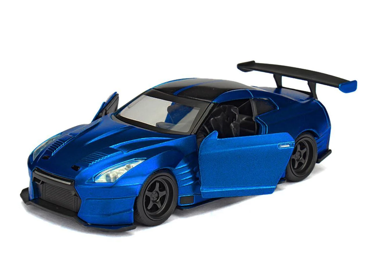2009 Nissan GTR R35 Blue Diecast Model 1/32 Scale Fast & Furious Movie Replica - Image 5