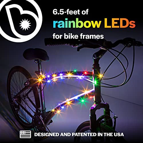 Cosmic Rainbow Battery-Powered LED Lights for Bikes and Ride-Ons - Image 2