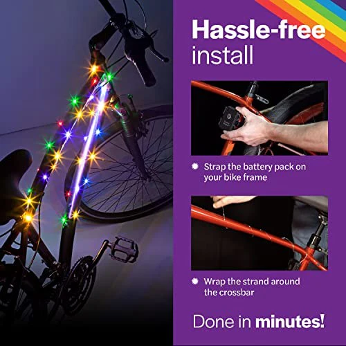 Cosmic Rainbow Battery-Powered LED Lights for Bikes and Ride-Ons - Image 6