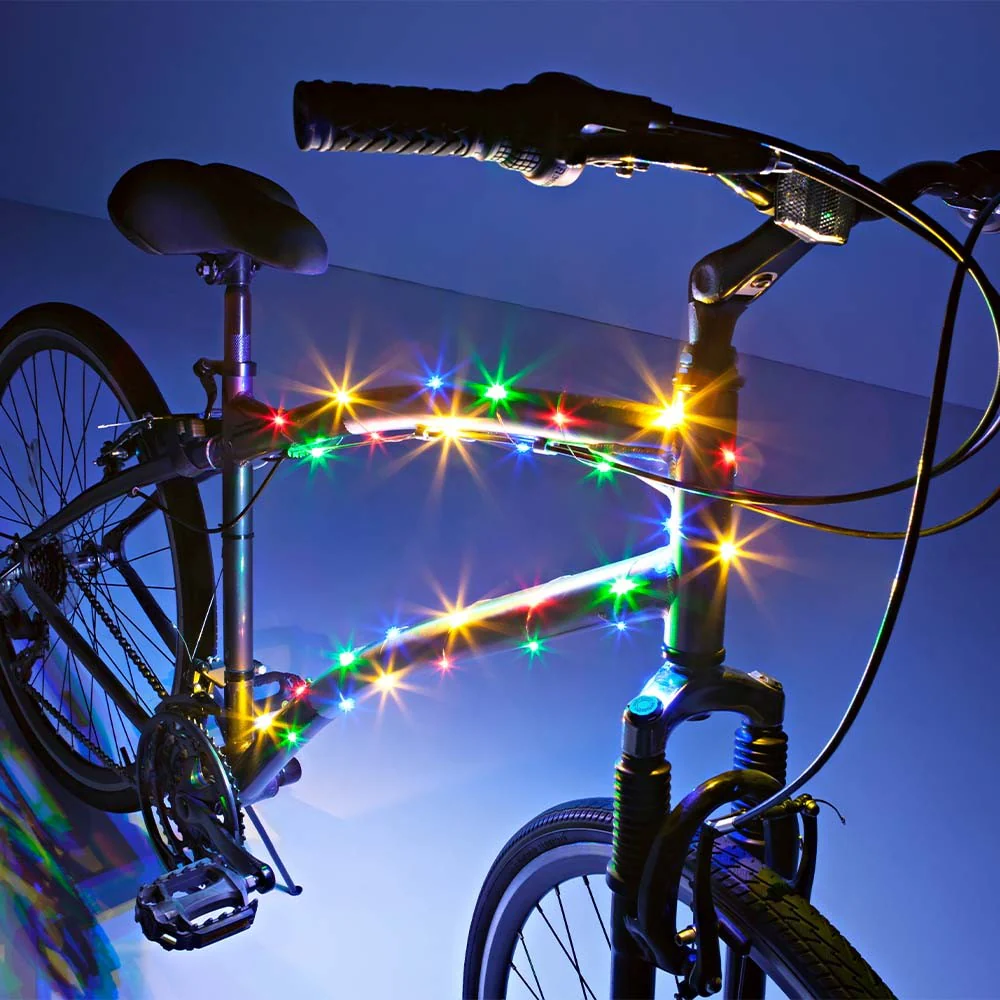 CosmicBrightz Red Battery-Powered LED Lights for Bikes and Ride-Ons - Image 2