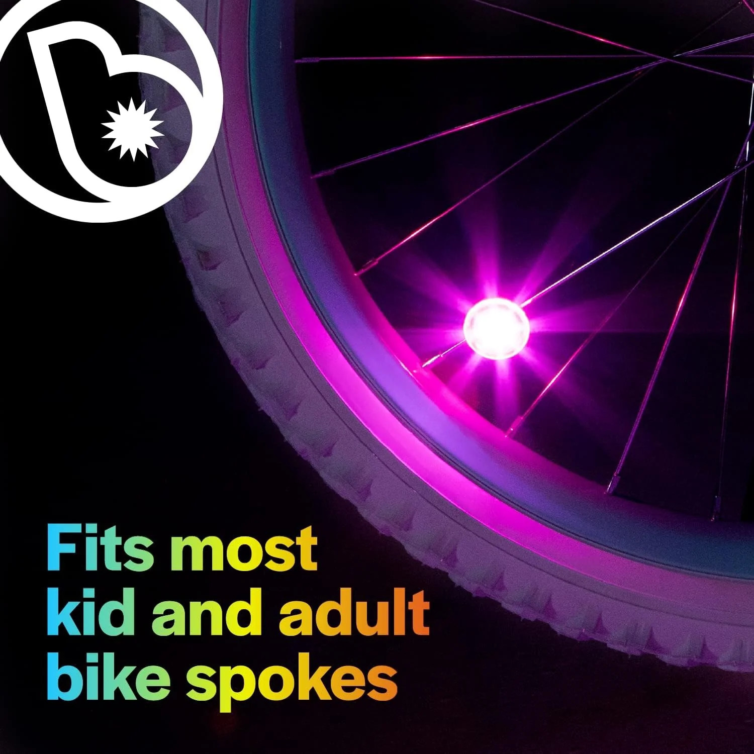 Pink Battery-Powered LED Bike and Ride-On Lights - Image 4