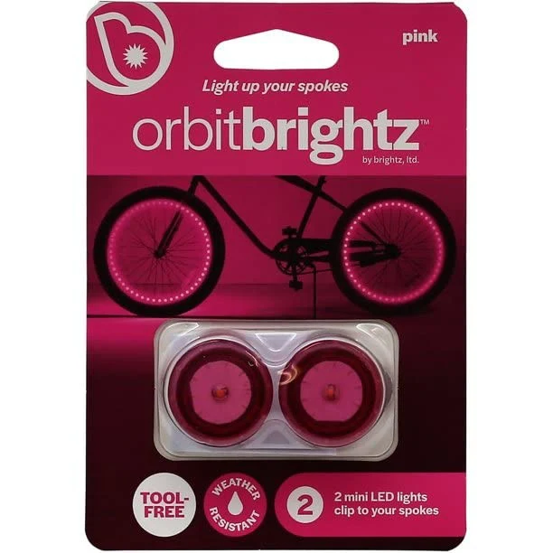Pink Battery-Powered LED Bike and Ride-On Lights - Image 6