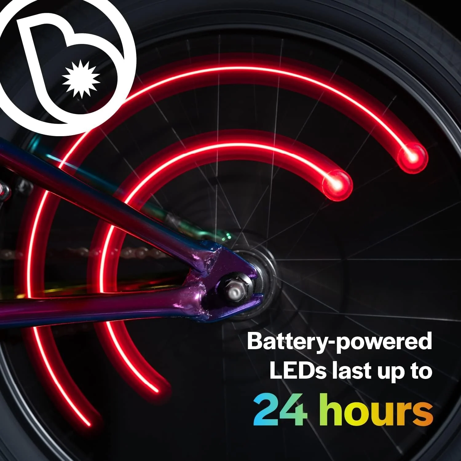 OrbitBrightz Red Battery-Powered LED Lights for Bikes and Ride-Ons - Image 6