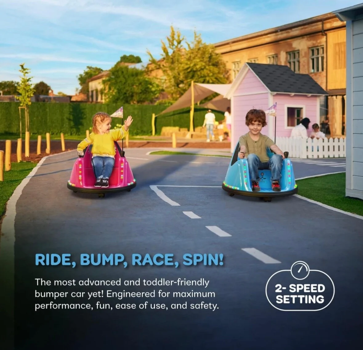 Electric Ride-On Bumper Car for Kids and Toddlers Model BB-001 - Image 6