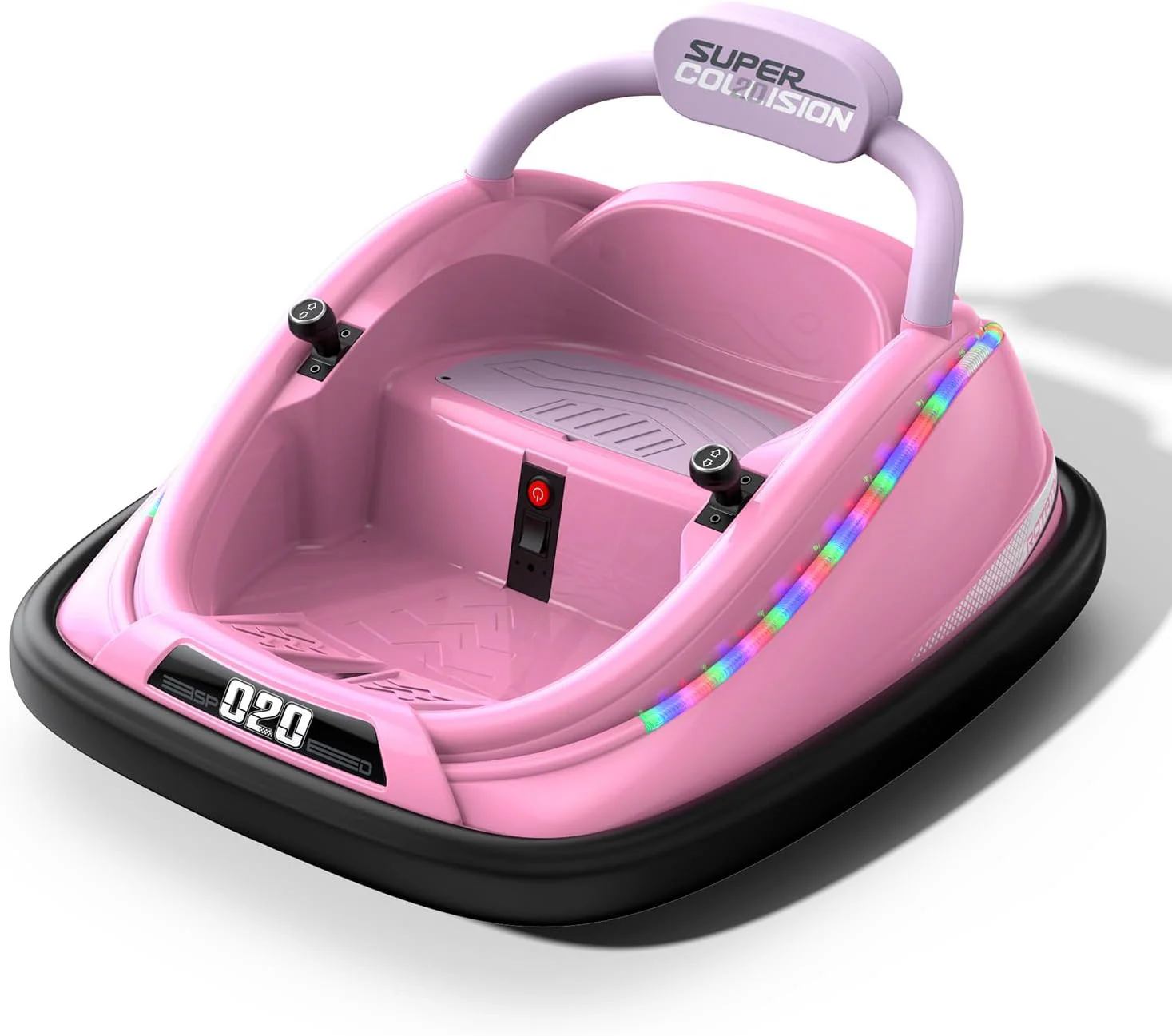 12V Electric Kids Bumper Car Ride-On Toy with Remote Control and Music Function - Image 11