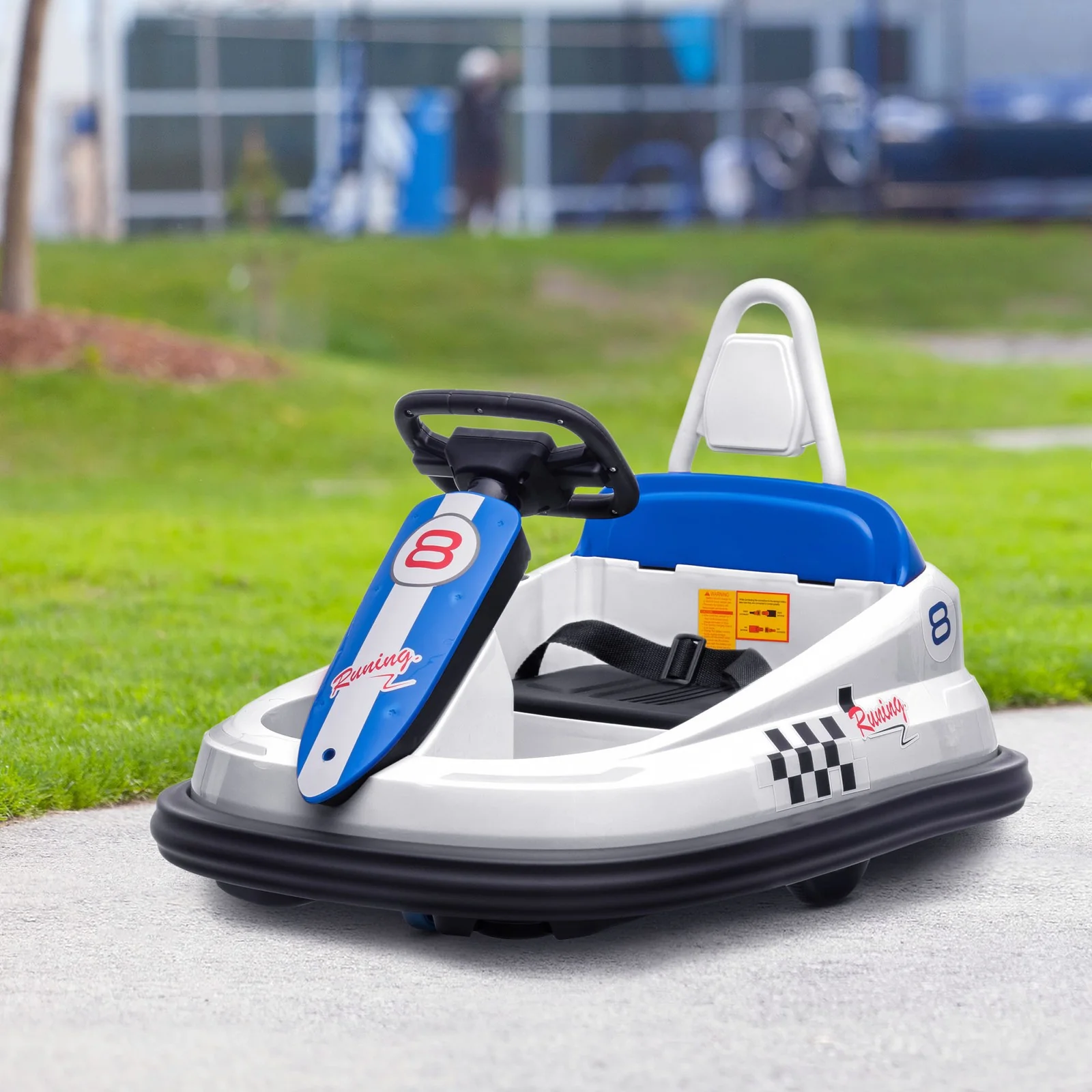 6V Electric Kids Ride-On Bumper Car with 360° Rotation and Music - Image 9