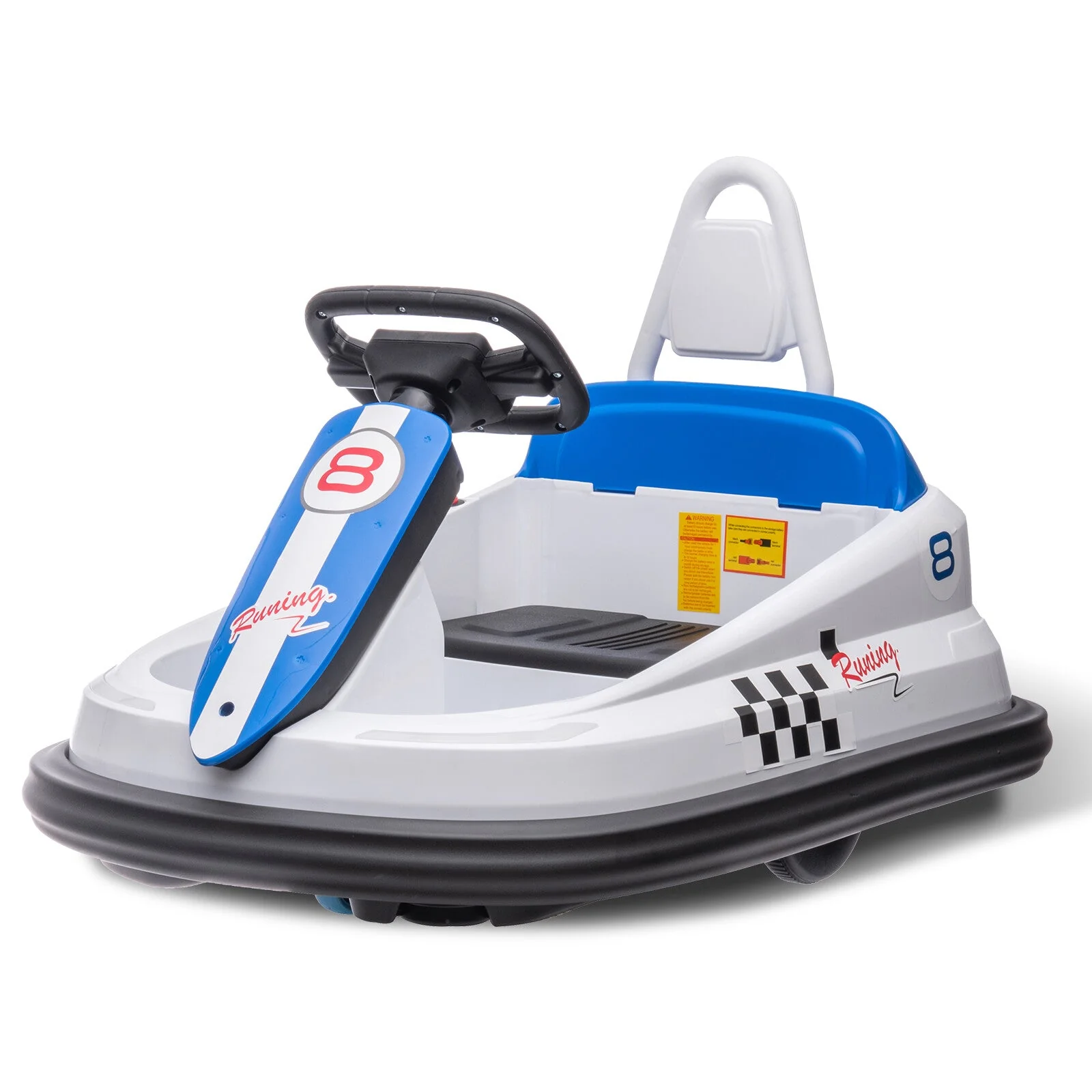 6V Electric Bumper Car Ride-On Toy for Toddlers Ages 2-6 Years - Image 3