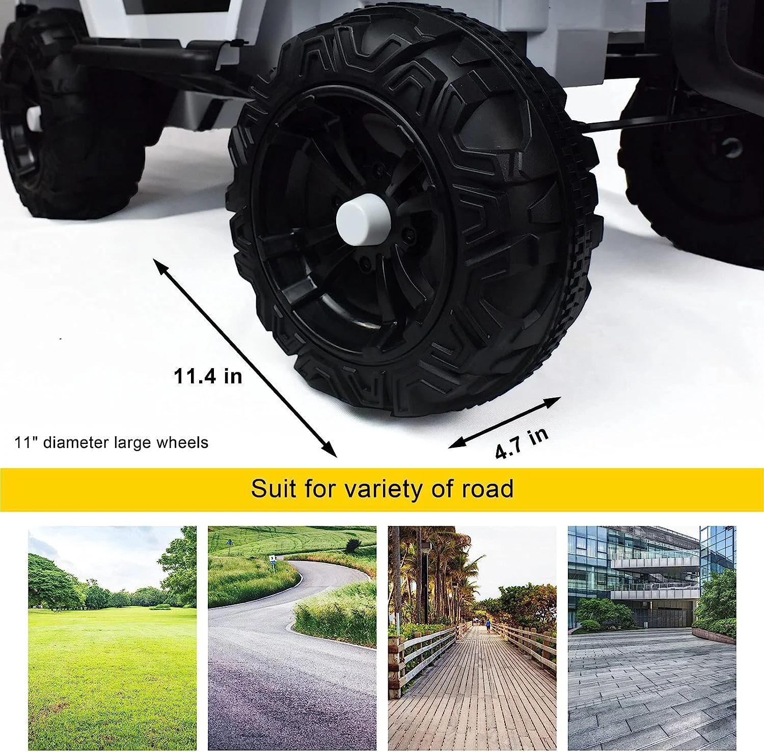 Camouflage Remote Control Ride-On Car with Spring Suspension for Kids - Image 6