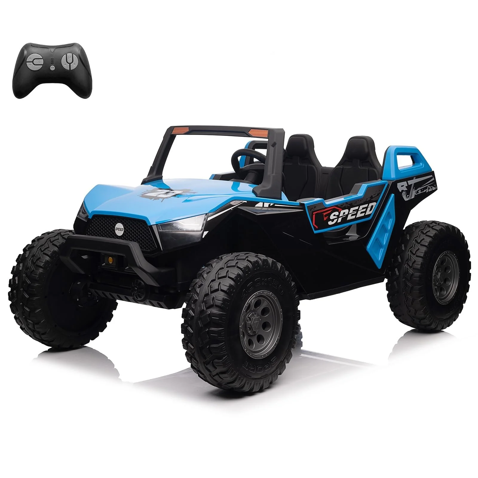 24V Electric 4WD Off-Road Ride-On UTV Quad Car for Kids - Image 26
