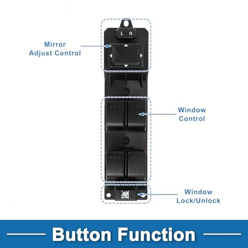 Front Left Driver Side Window Control Switch - No. GV2S66350A - Image 4
