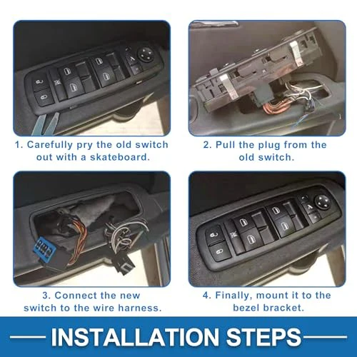 Front Left Driver Side Window Control Switch - No. GV2S66350A - Image 8