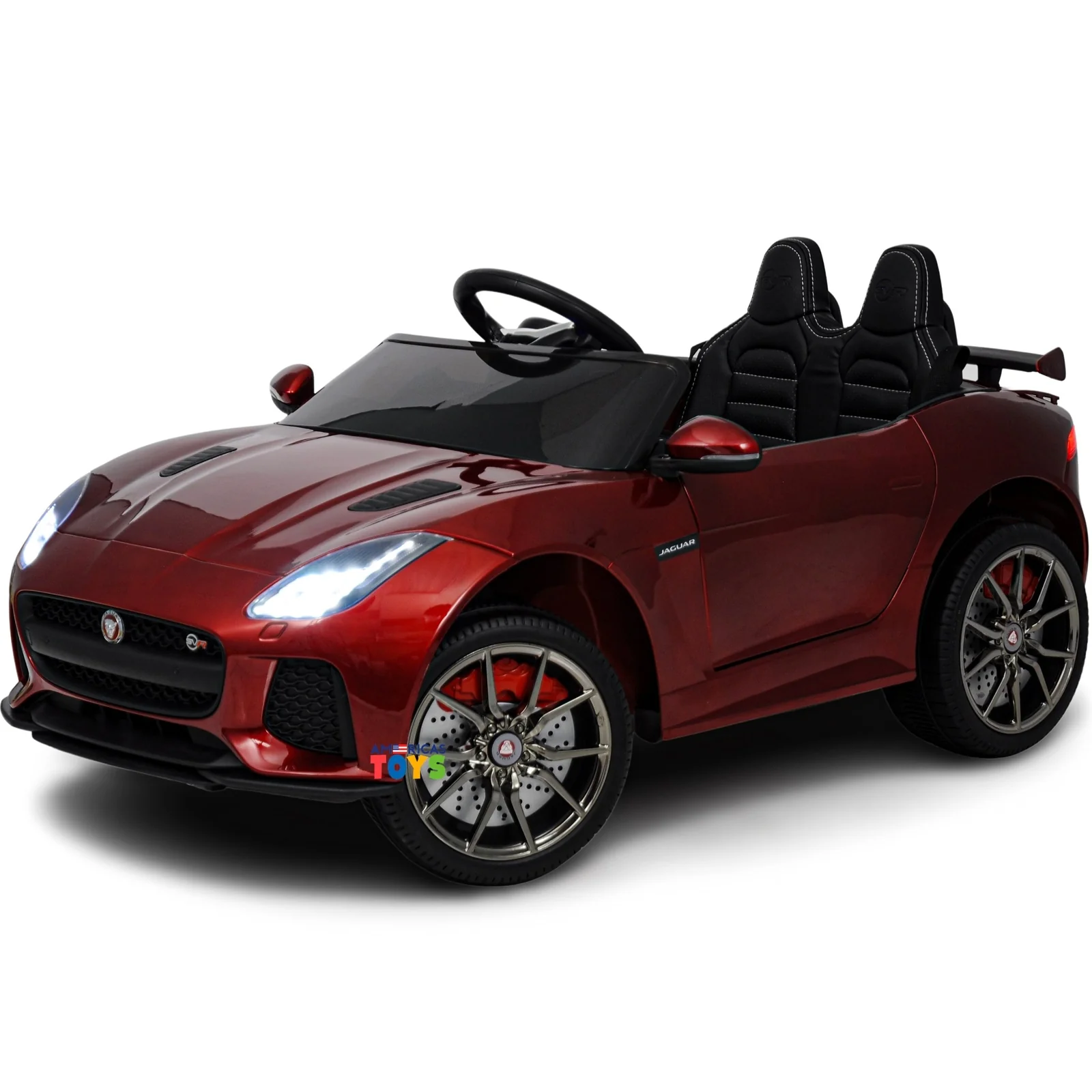 Kids Licensed Jaguar Ride-On Car with R/C and MP3 Player in Multiple Colors - Image 9