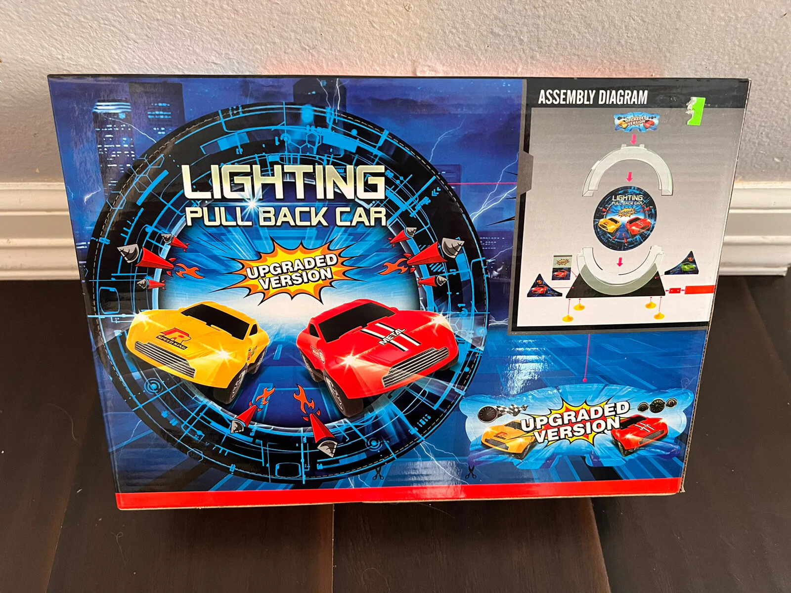 DIY Car Race Track Toy with Illustrated Assembly Diagram for Kids Ages 8–12 - Image 3