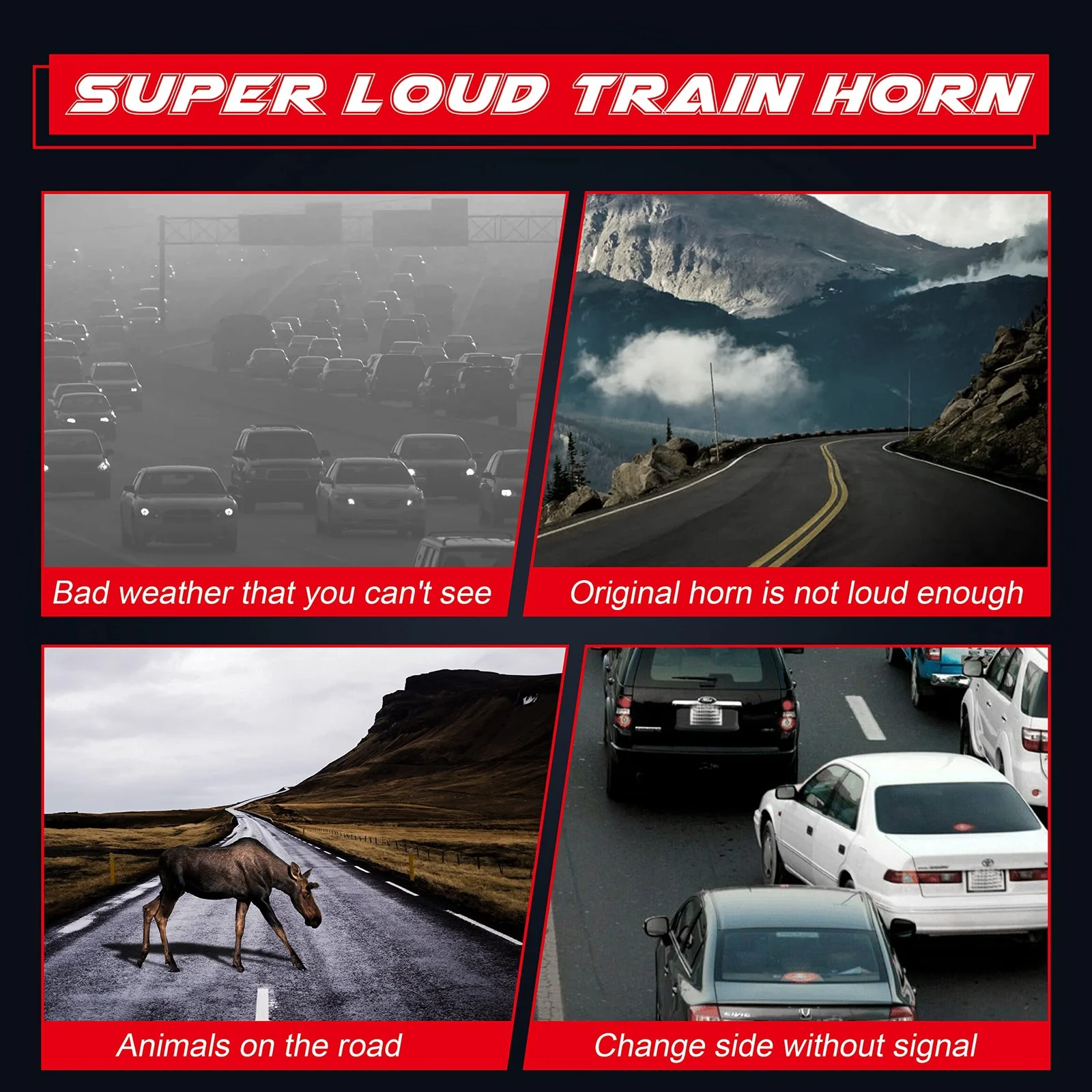 Air Horn Kit for Trucks, Cars, Boats – 150dB Super Loud Train Horns with 12V Compressor - Image 7