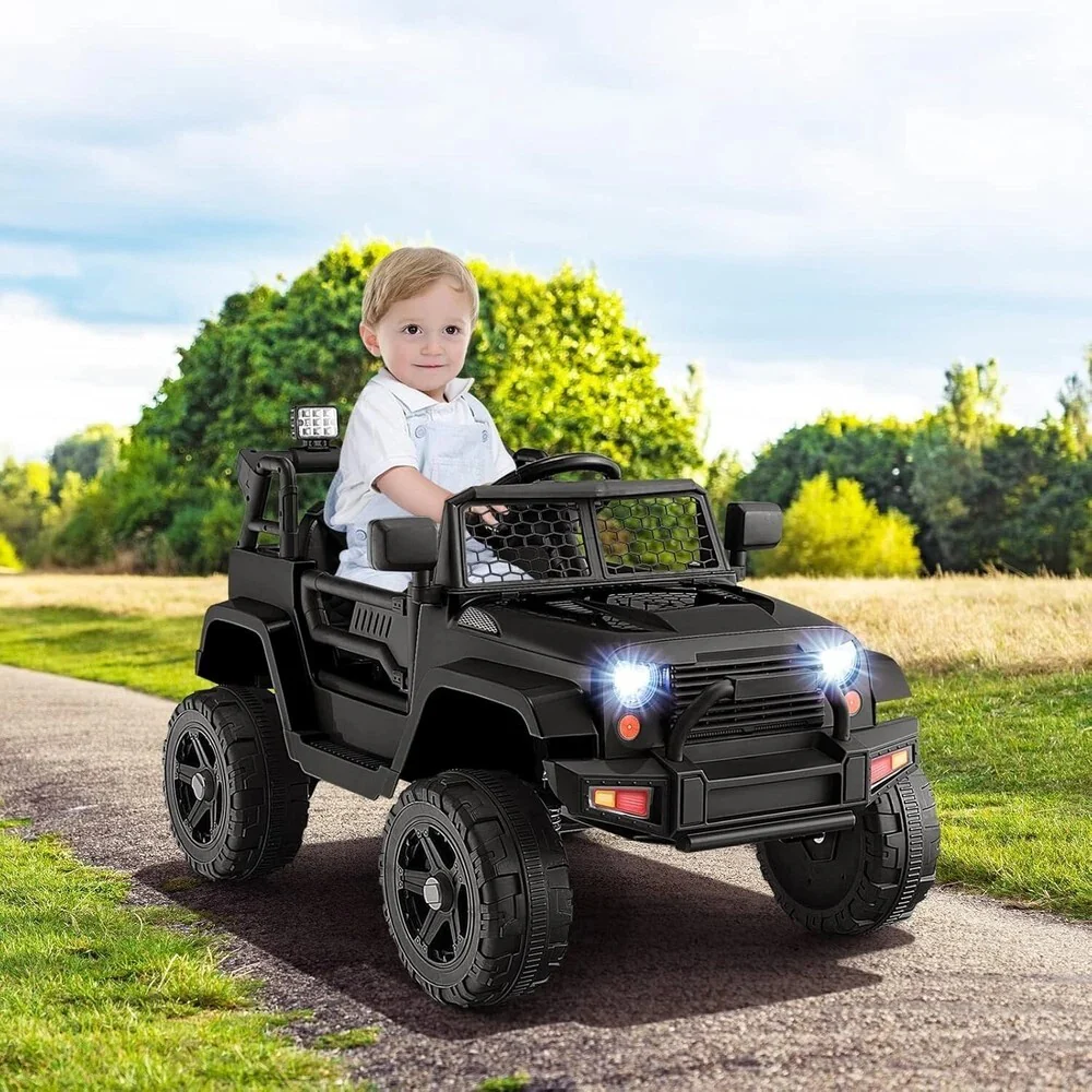 Carrito eléctrico de juguete para niños con control remoto todo terreno resistente - Image 8