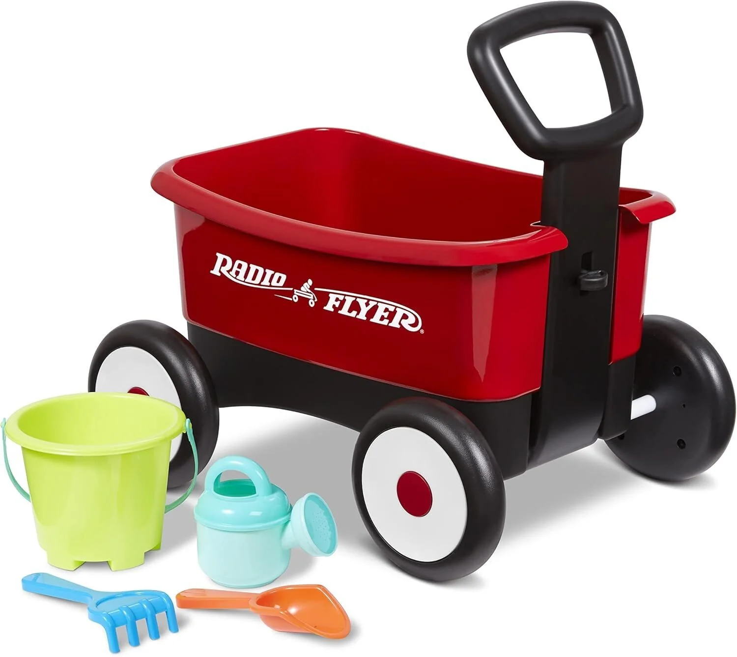 Carrito de empuje para niños con almacenamiento color rojo - Image 7