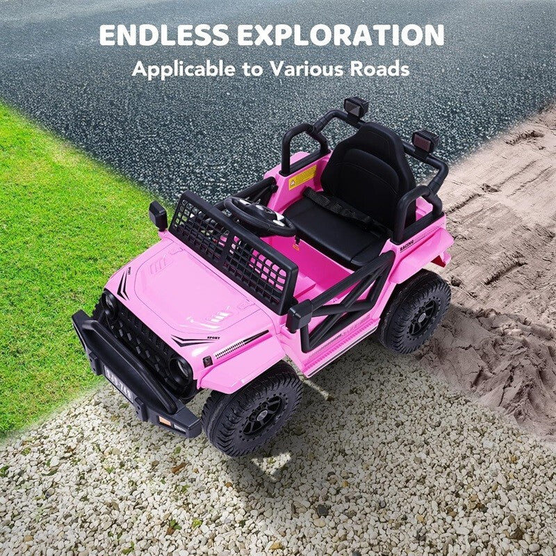 Coche eléctrico para niños de 2 a 4 años con control remoto para conducir y jugar - Image 14